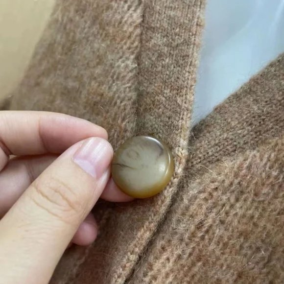 Sezane | Mia Cardigan in Camel - Picture 5 of 7